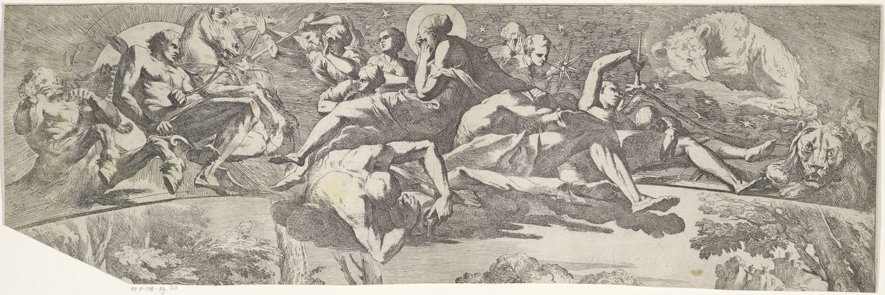 Syksyn allegoria (yläosa) tekijältä Pietro Testa