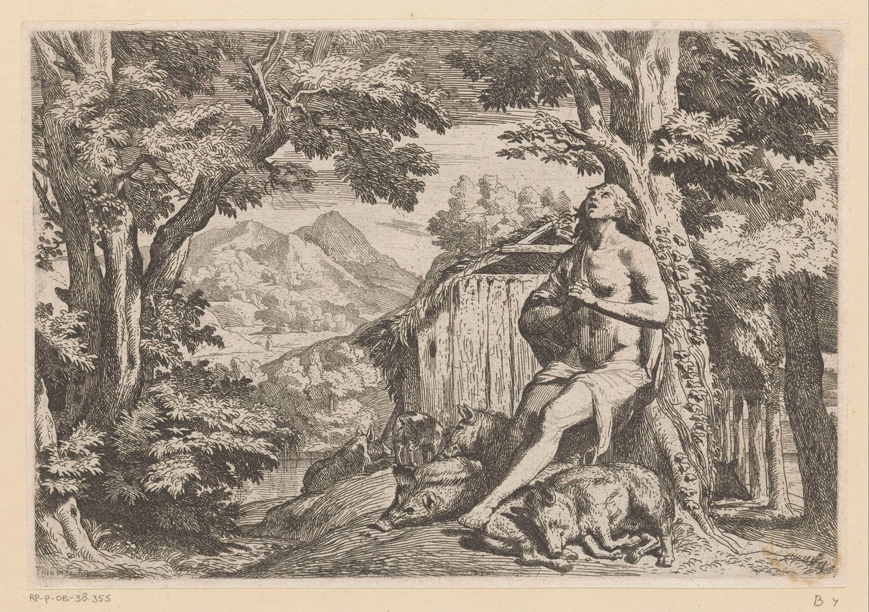Tuhlaajapoika sikapaimena Tale of the Prodigal Son (sarjan nimi) L