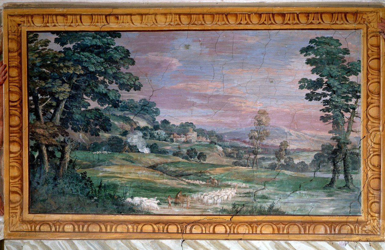 Maisema - öljy kankaalle tekijältä Pietro da Cortona