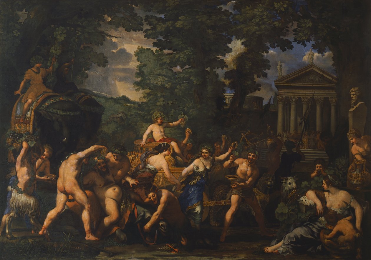 Bacchuksen voitto, Pietro da Cortona (1596-1669) tekijältä Pietro da Cortona