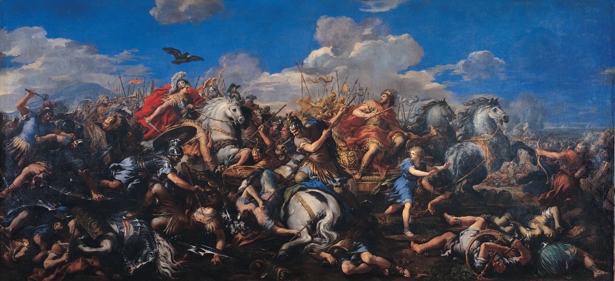 Taistelu Aleksanteri vastaan Darius, 1644-1655 tekijältä Pietro da Cortona