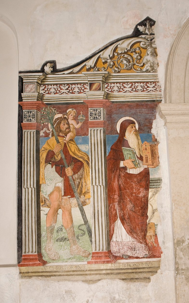Saint Pietro ja Paolo kirkko, Valvasone, Friuli, Italia (fresko) tekijältä Pietro da Vicenza