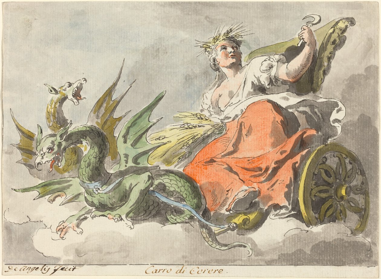Carro di Cerere (Ceresin vaunut) tekijältä Pietro de Angelis