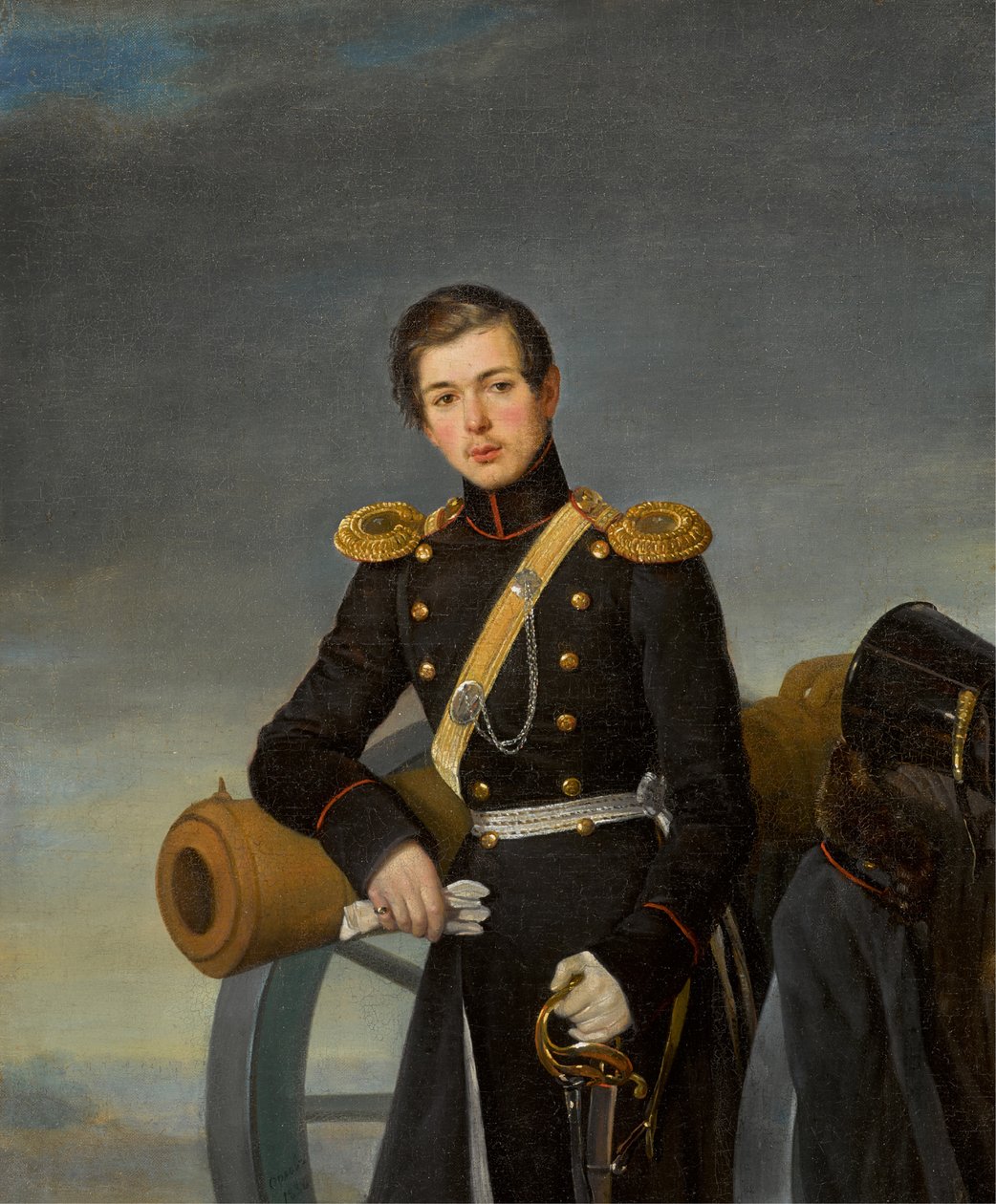 Aleksanteri Nikolajevitš Karamzinin muotokuva 1815-1888, vuoden 1836 jälkeen. tekijältä Pimen Nikitich Orlov