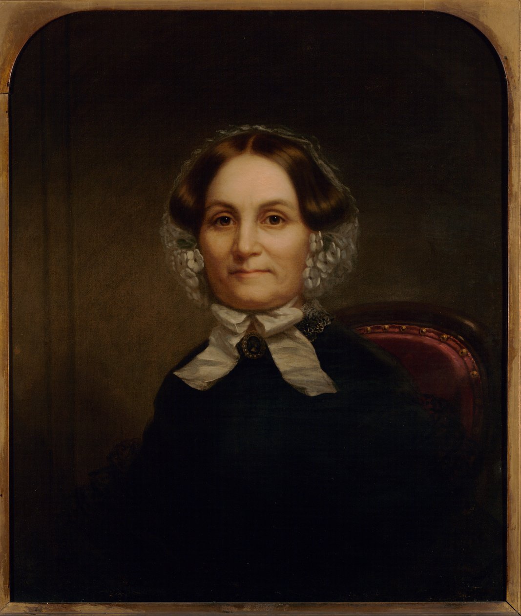 Lucy Hale Sturgesin muotokuva, n. 1867 (öljy kankaalle) tekijältä Pine Theodore
