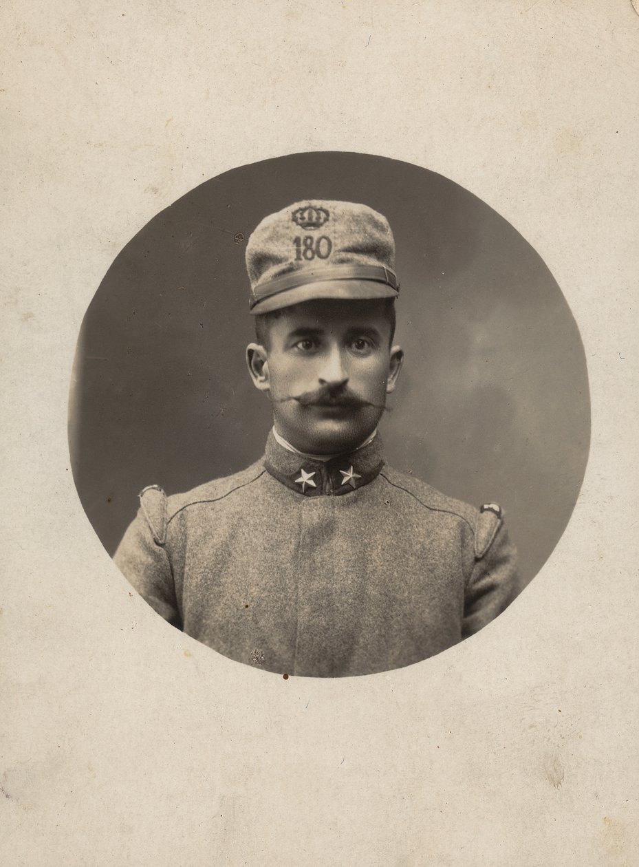 Albumi "The GM R. Army (World War I)": Territorial Miliisin 180. rykmentin sotilas (m/w kuva) tekijältä Pisani Pisani