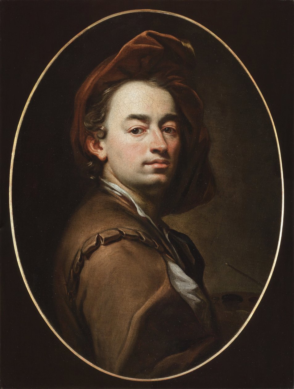 Omakuva - Omakuva - Petr Brandl (Peter Johannes tai Jan Petr Brandl) (1668-1735). Öljy kankaalle, n. 1698. Kansallisgalleria, Praha tekijältä Pitr Brandl