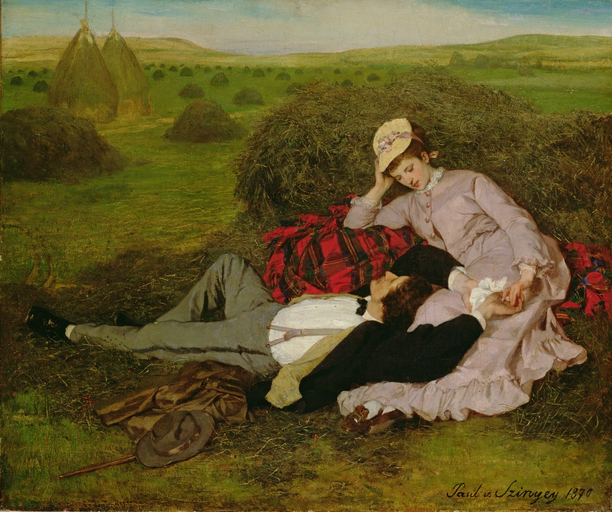Rakastajat, 1870 tekijältä Pál Szinyei Merse