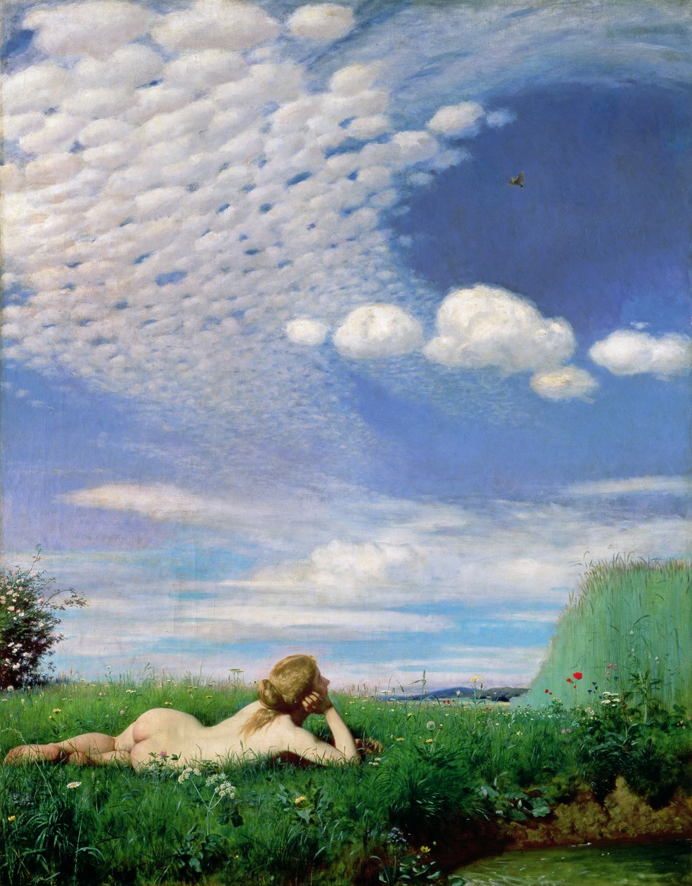 The Lark, 1882 tekijältä Pál Szinyei Merse