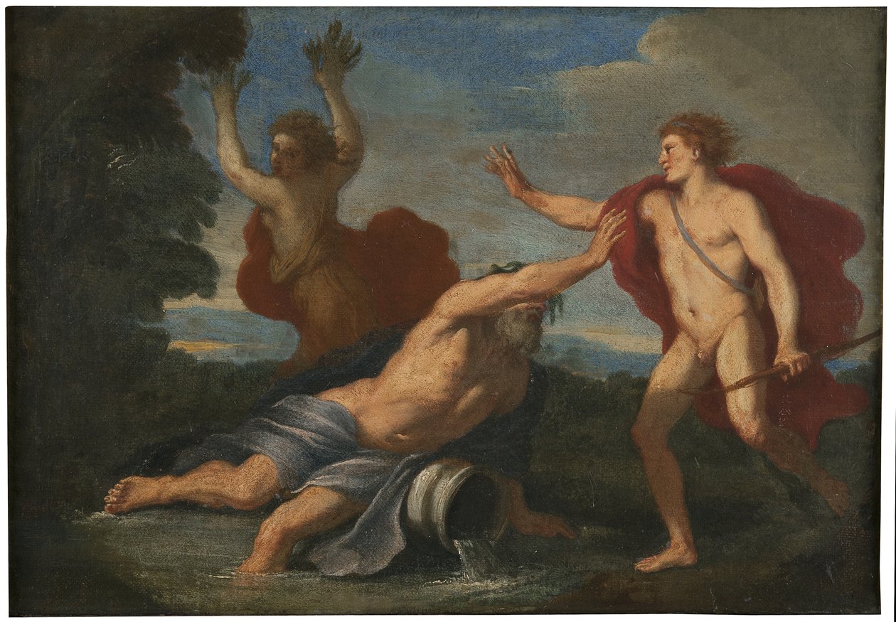 Apollo ja Daphne, noin 1740 tekijältä Placido Costanzi