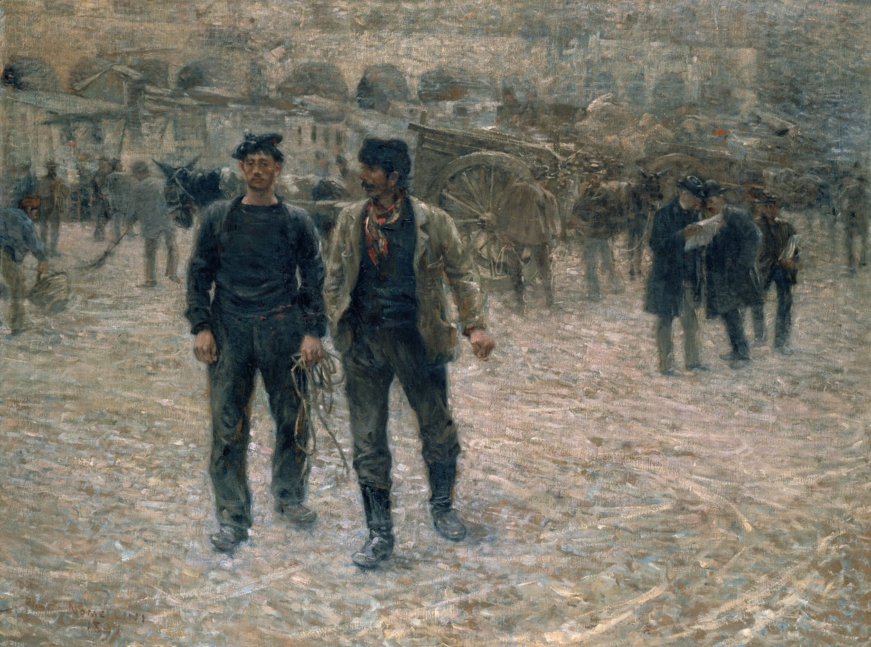 Huonekalut ja erilaiset esineet 1100- ja 1300-luvuilta tekijältä Plinio Nomellini