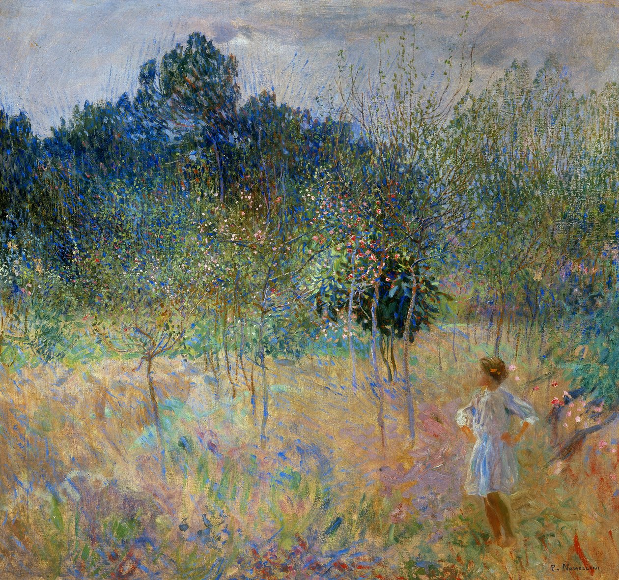Kukkiva maa eli huhtikuu 1910 tekijältä Plinio Nomellini
