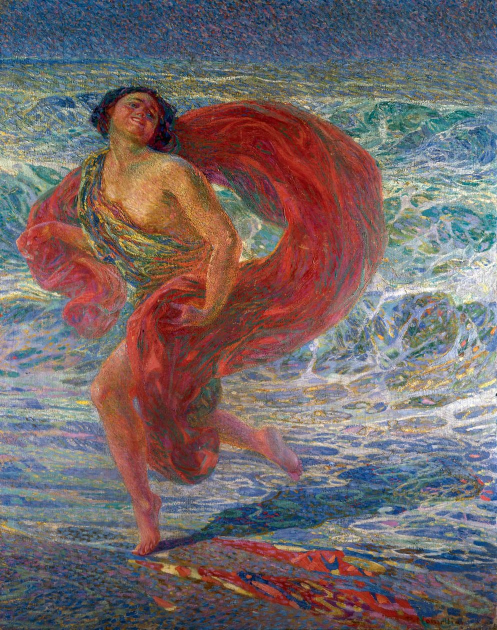 Isadora Duncan. Gioia tirrena, 1914. tekijältä Plinio Nomellini