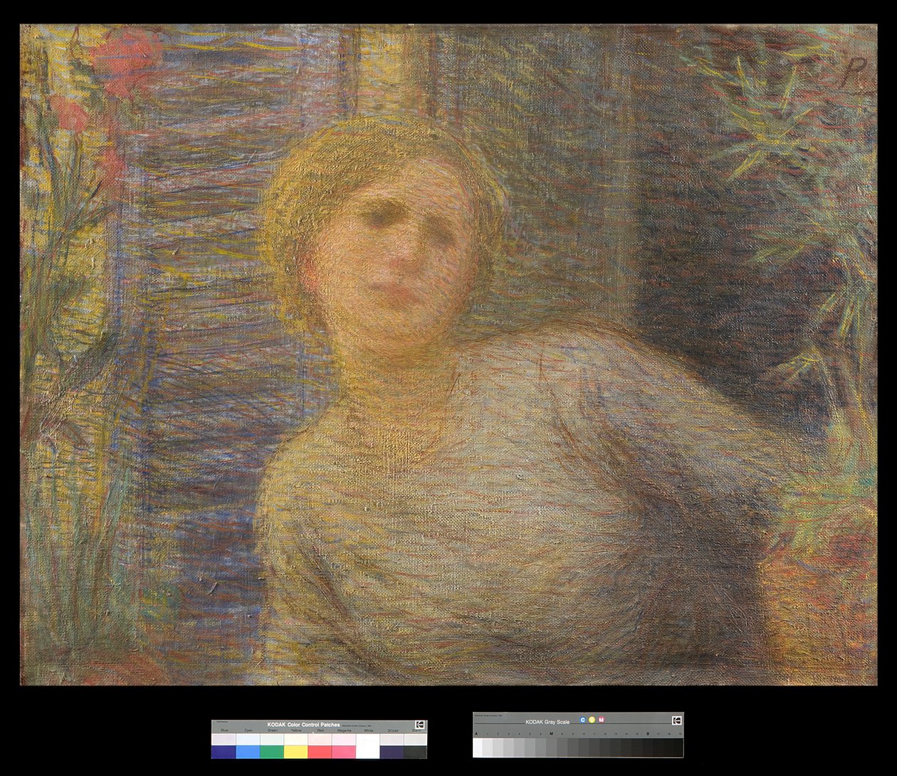 Nuori nainen ikkunan ääressä, 1891 tekijältä Plinio Nomellini