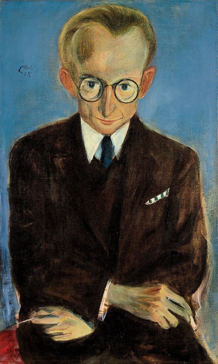 Paul Fechterin muotokuva 1880-1958, 1925. tekijältä Pol Cassel