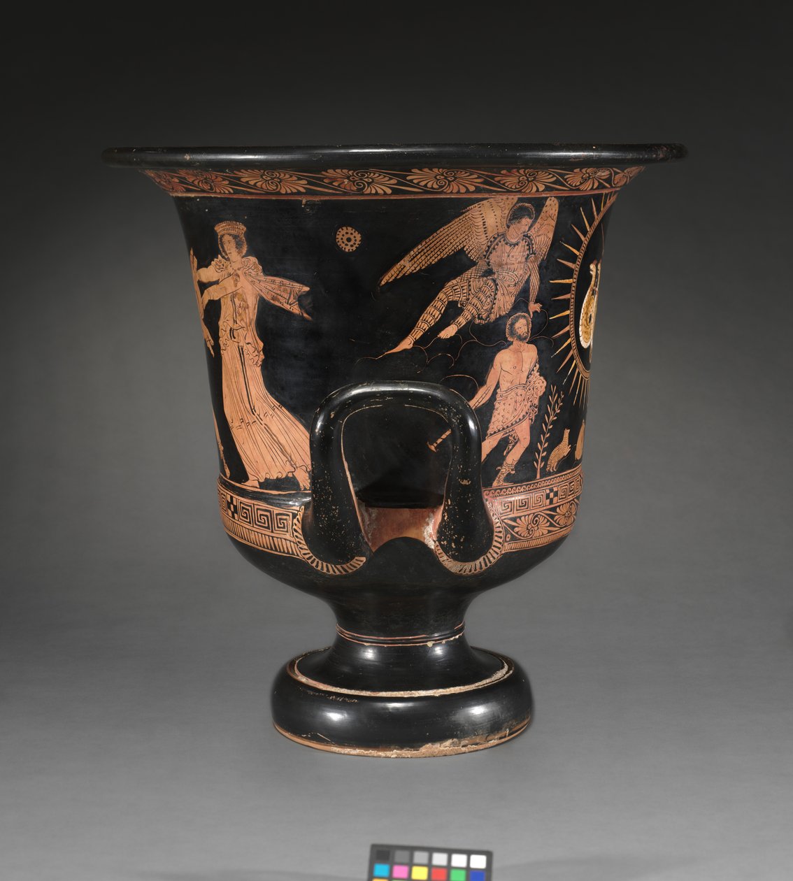 Lucanian Verhiö-Krater, noin 400 eaa tekijältä Policoro Painter