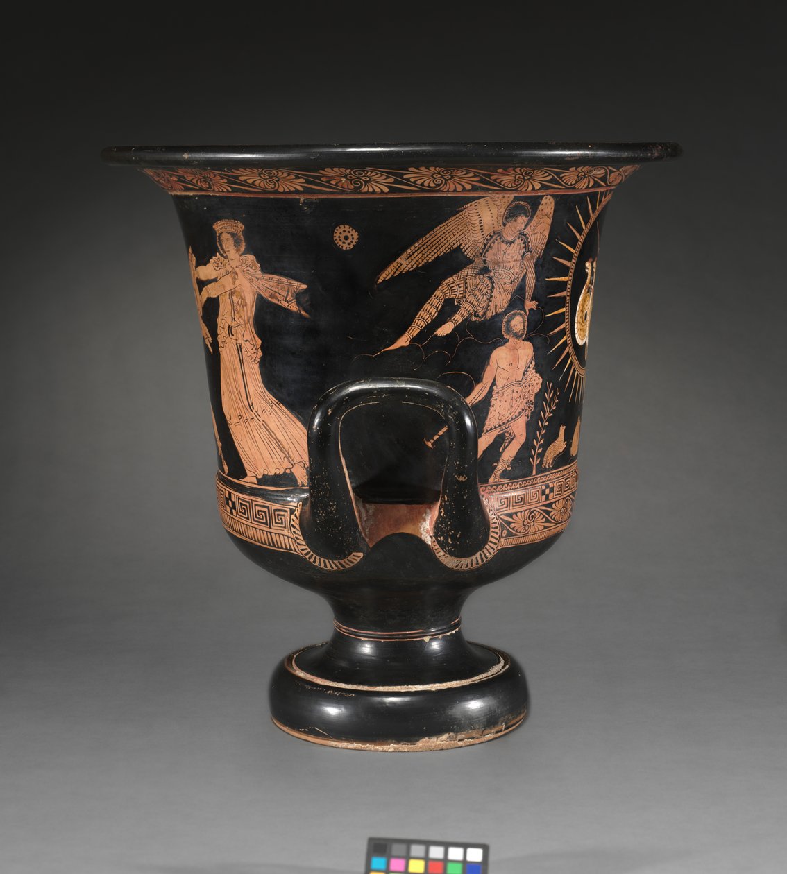 Lucanian Verhiö-Krater, noin 400 eaa tekijältä Policoro Painter