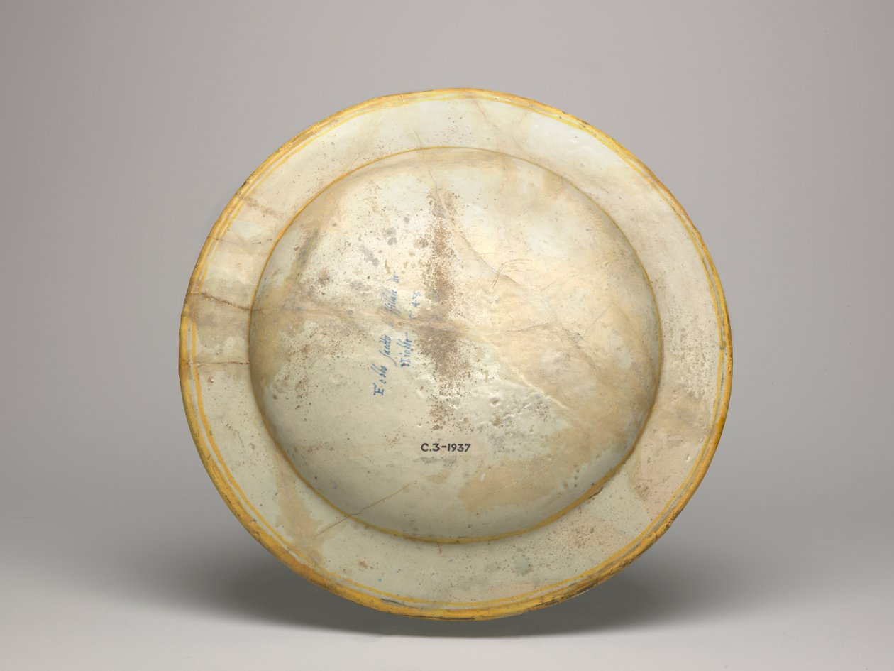 Maiolica-ruokalaji, Apollo tappamassa Nioben poikia tekijältä Polidoro da Caravaggio