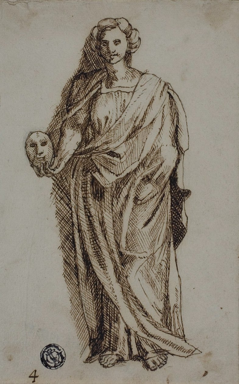 Melpomene tekijältä Polidoro da Caravaggio
