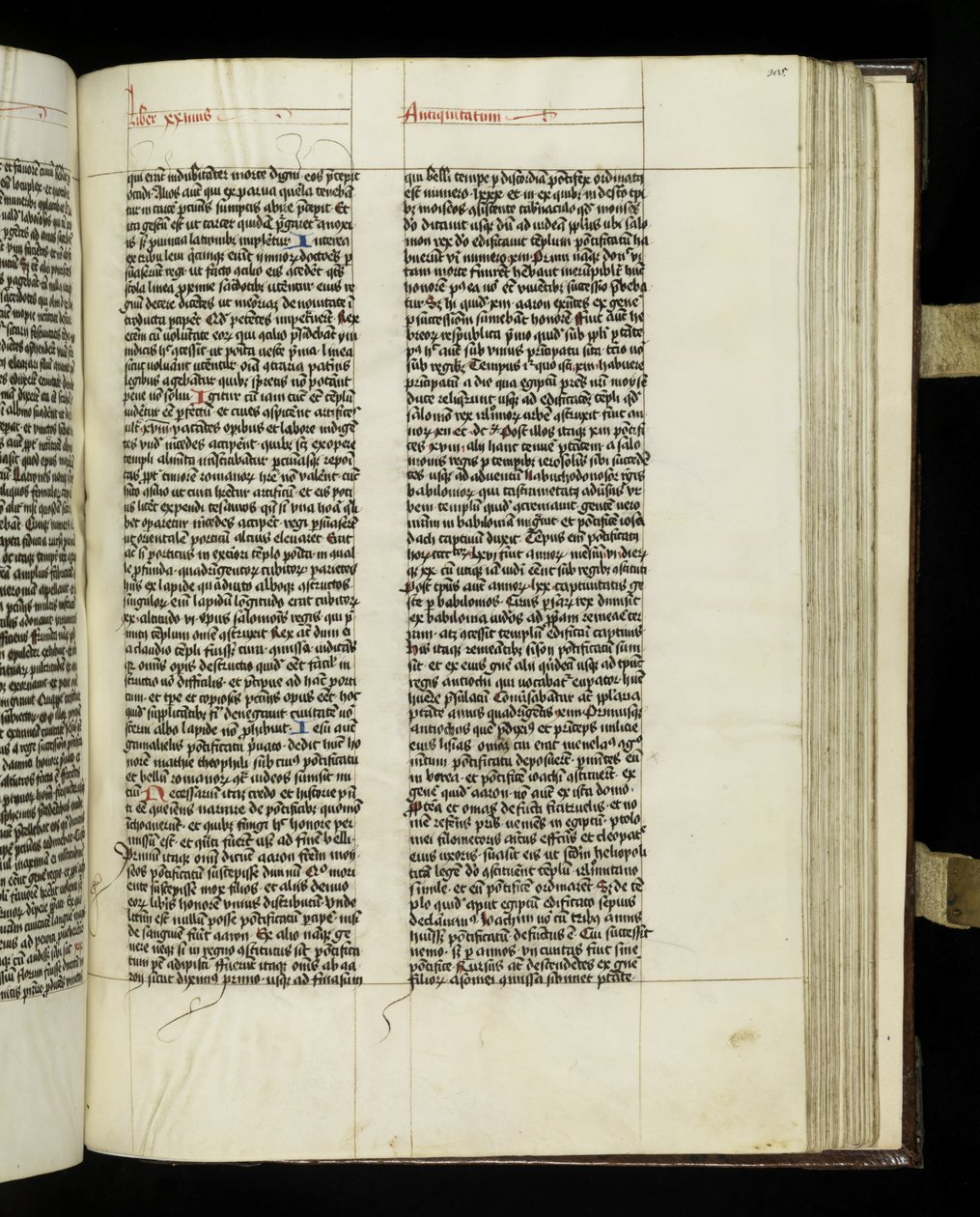 Sivu 305 Josephus Flaviuksen, Tyniecin "Antiquitates Judaice" kirjasta 20 tekijältä Polish School