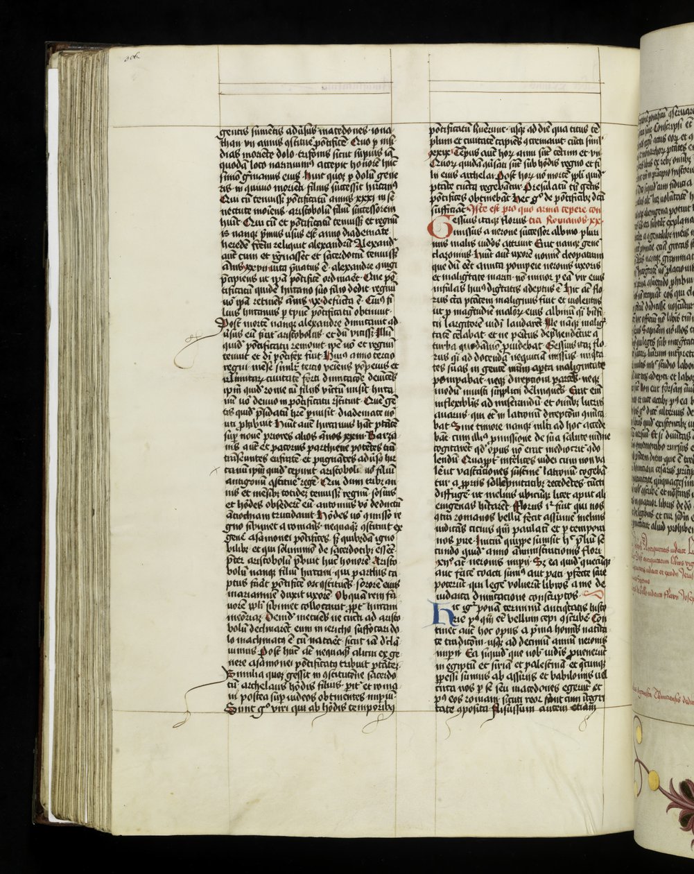 Sivu 306 Josephus Flaviuksen, Tyniecin 