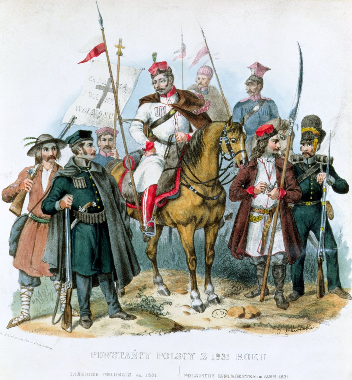 Puolan kapinalliset, 1831 tekijältä Polish School