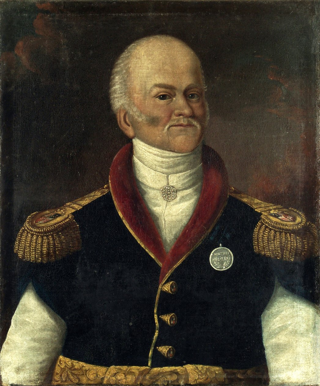 Kenraali Francois Xavier Krasickin (1774-1844) muotokuva. (Kenraali Ksawery Franciszek Krasickin muotokuva). Anonyymi peinture, huile sur toile tekijältä Polish School