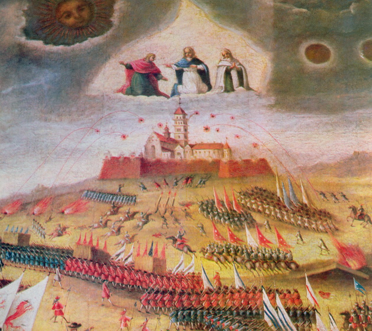 Jasna Goran luostarin ruotsalainen piiritys vuonna 1655 tekijältä Polish School