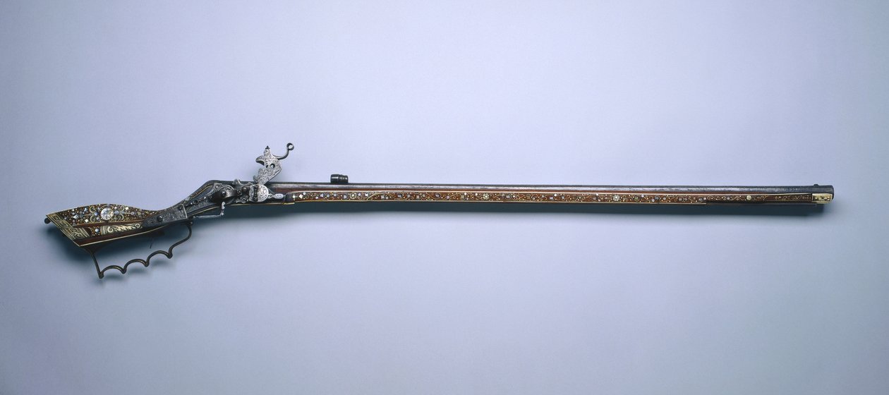 Tschinki, pyörälukkometsästyskivääri, n.1630-50 tekijältä Polish School