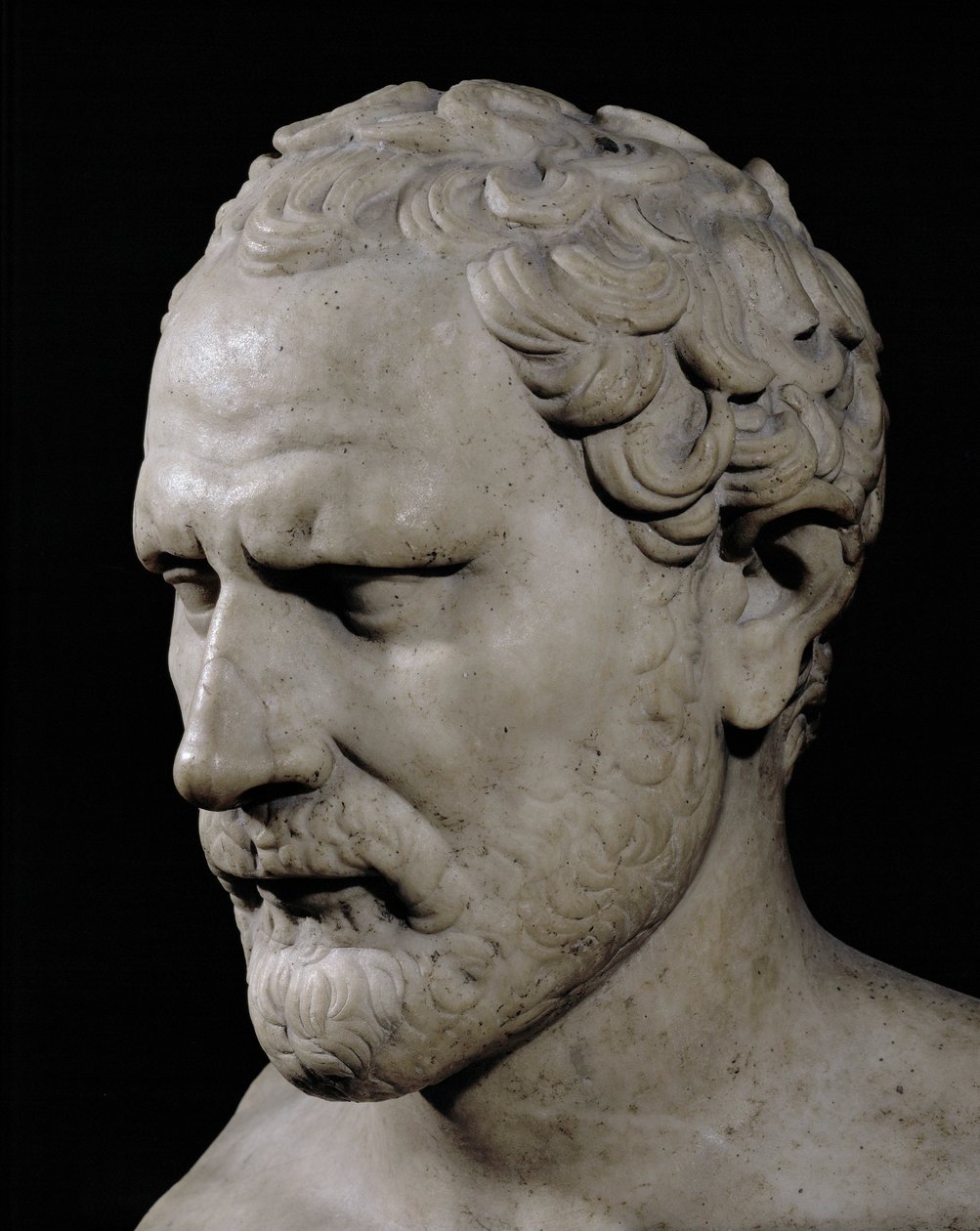 Demosthenes, kreikkalainen puhuja ... tekijältä Polyeuktos Polyeuktos