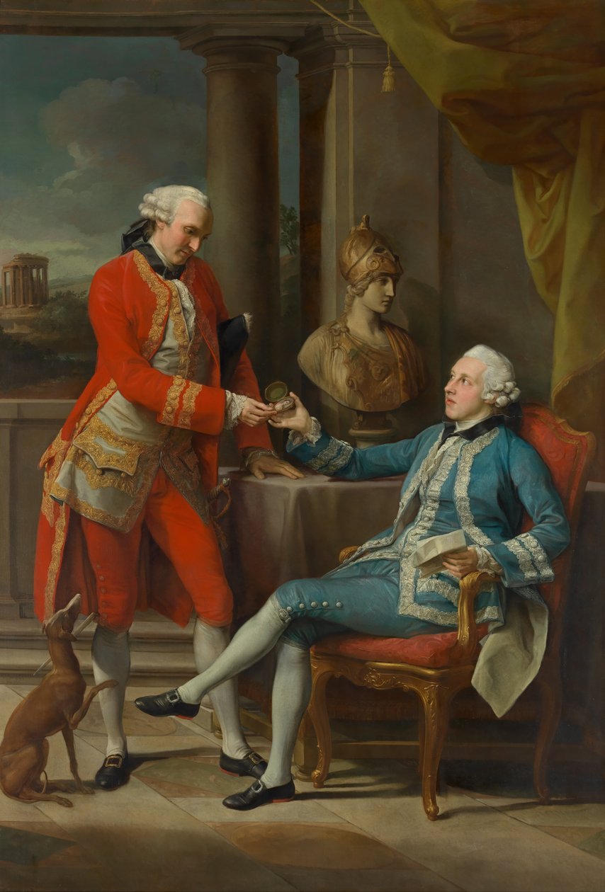 Sir Sampson Gideon ja tuntematon toveri tekijältä Pompeo Batoni