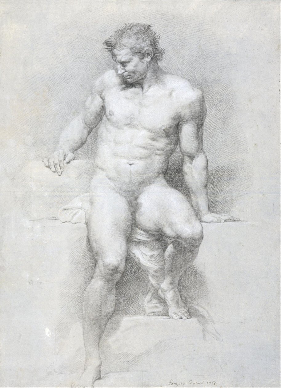 Akateeminen alaston 1457 tekijältä Pompeo Girolamo Batoni