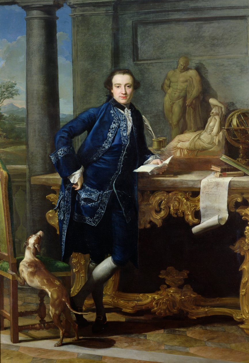 Charles John Crowlen (1738-1811) muotokuva Crowle Parkista, n. 1761-62 tekijältä Pompeo Girolamo Batoni