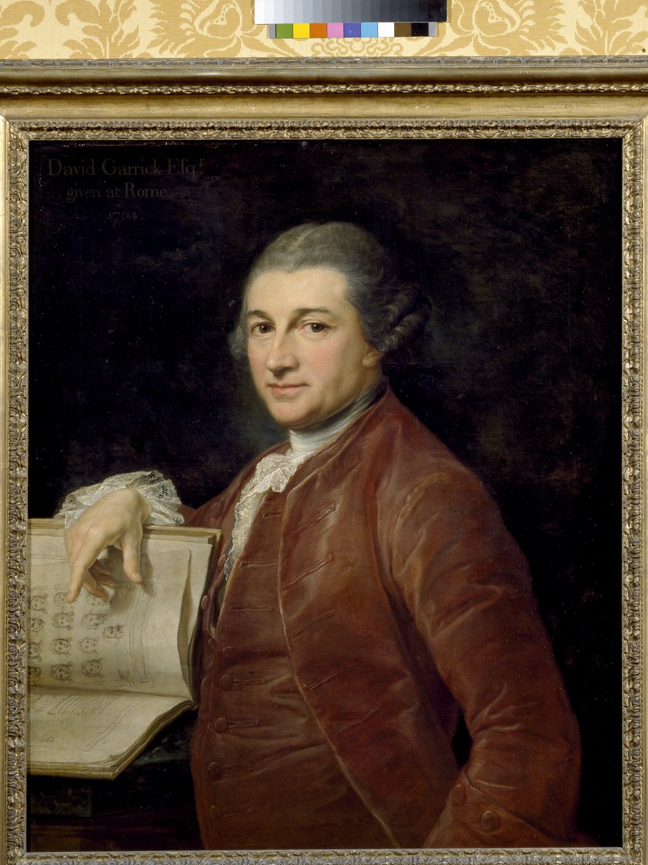 David Garrickin muotokuva, 1764 tekijältä Pompeo Girolamo Batoni