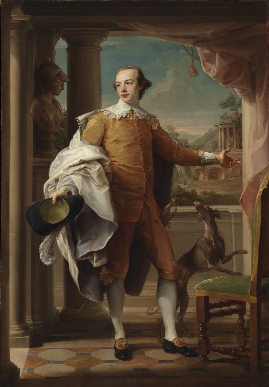 Sir Wyndham Knatchbull-Wyndhamin muotokuva, 1758-59 tekijältä Pompeo Girolamo Batoni