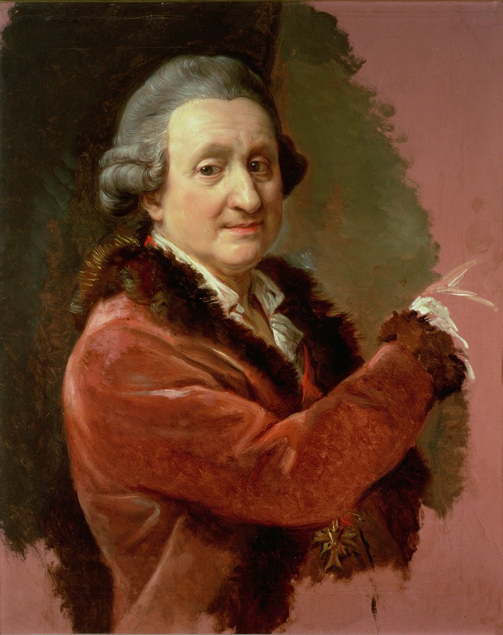 Omakuva, 1773-87 tekijältä Pompeo Girolamo Batoni