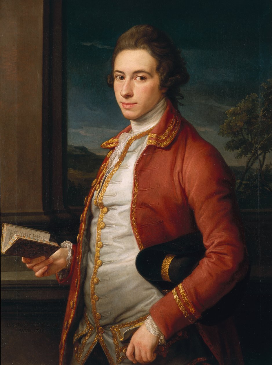 Sir William FitzHerbert (1748-91), kuningas Yrjö III:n herrasmies, 1768 tekijältä Pompeo Girolamo Batoni