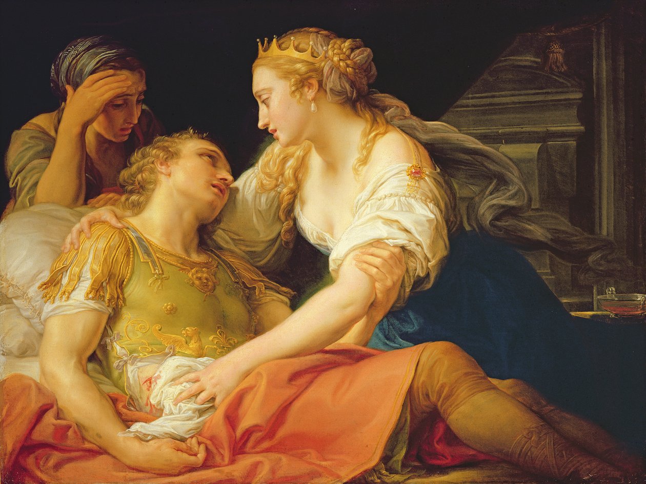 Marc Anthonyn kuolema, 1763 tekijältä Pompeo Girolamo Batoni