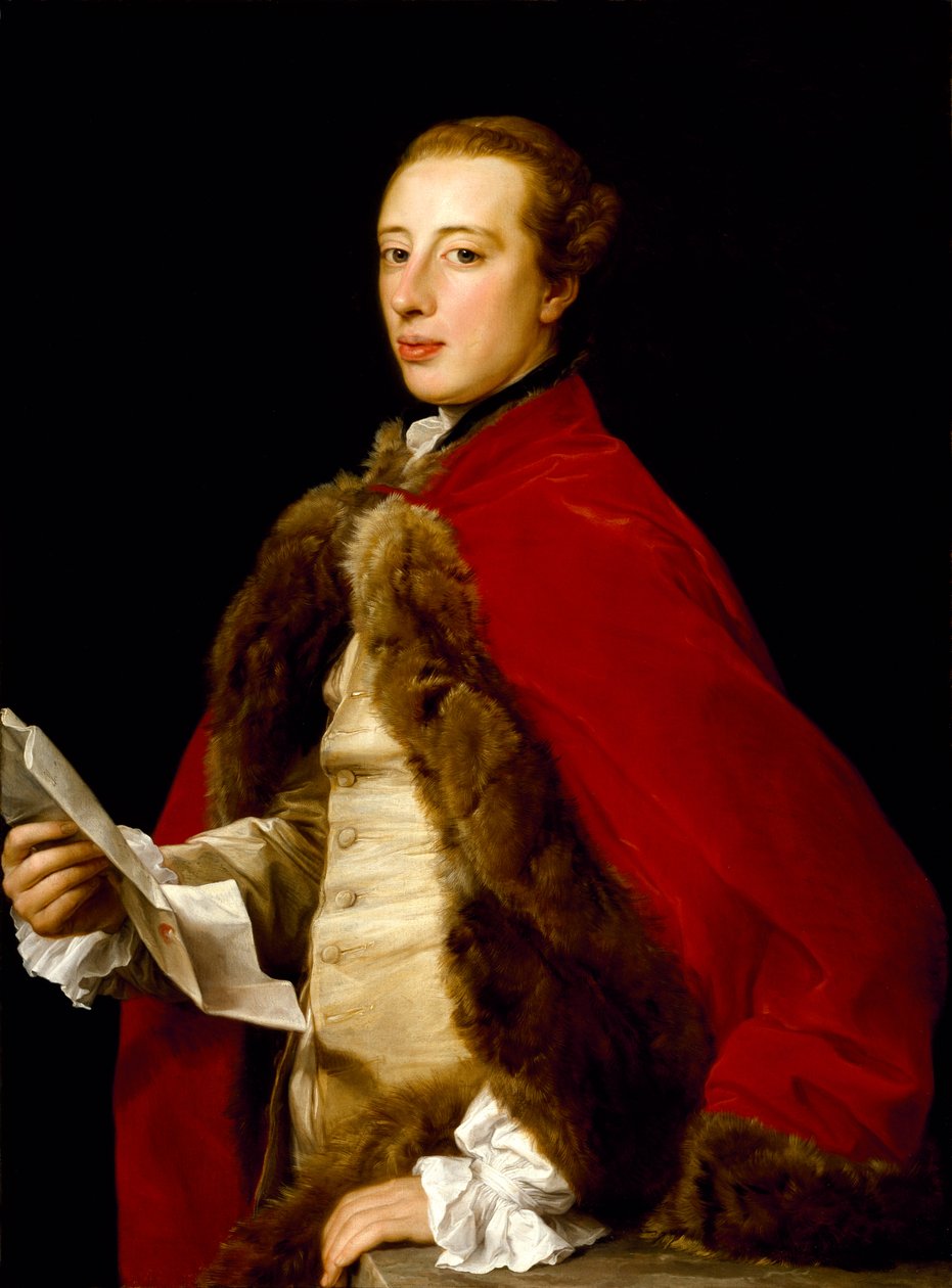 Huonekalut ja erilaiset esineet 1100- ja 1300-luvuilta tekijältä Pompeo Girolamo Batoni