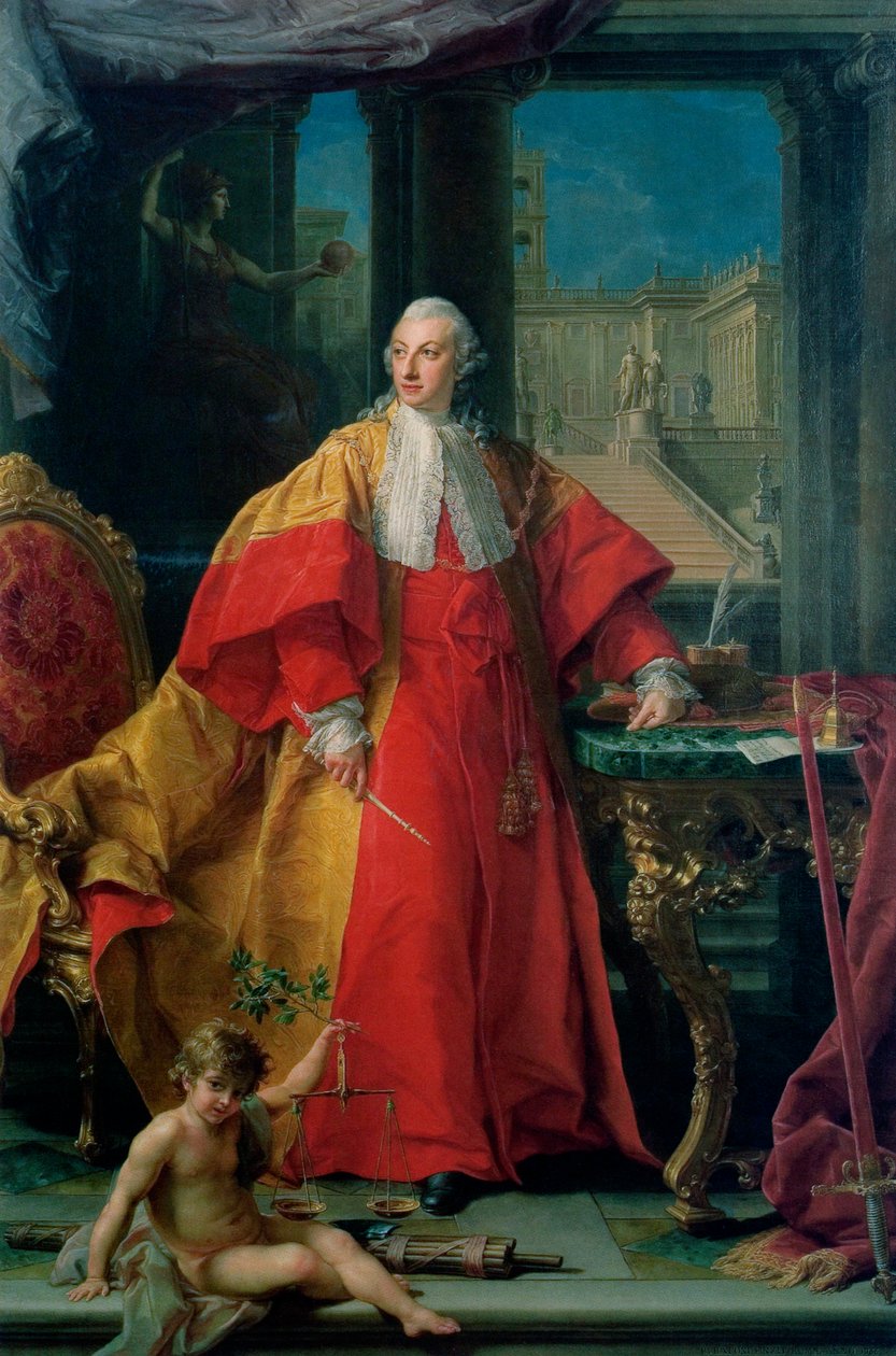 Abbondio Rezzonicon muotokuva tekijältä Pompeo Batoni