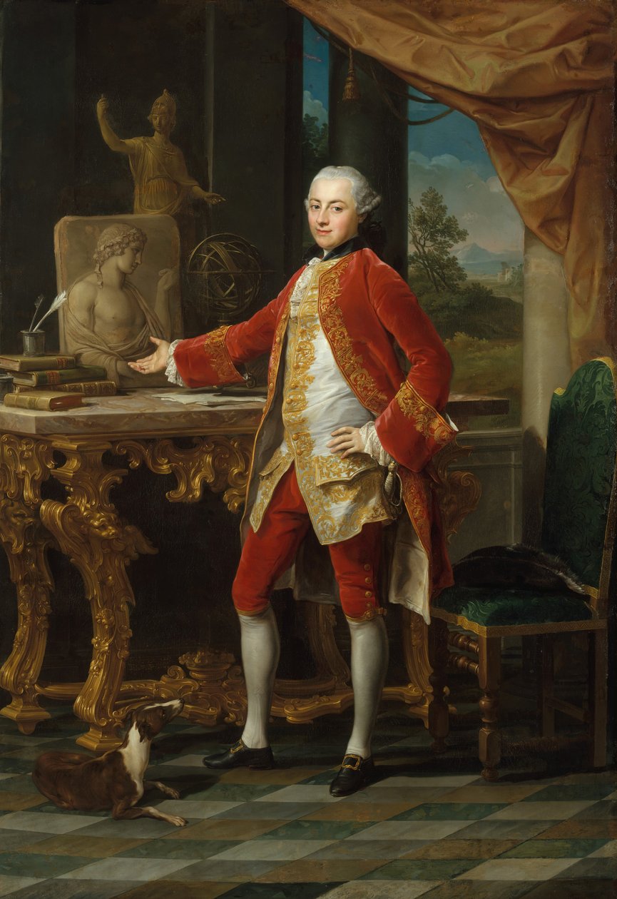 Nuoren miehen muotokuva, n. 1760-65. tekijältä Pompeo Batoni