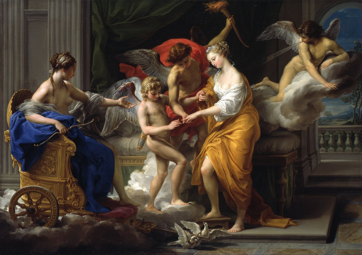 Amorin ja Psykhen häät tekijältä Pompeo Girolamo Batoni
