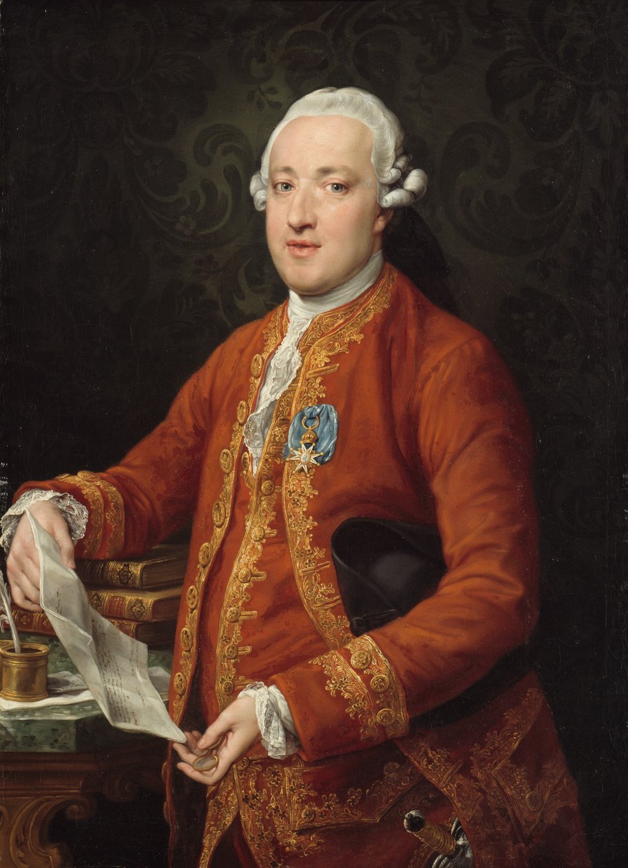 Don José Moñino y Redondo, Floridablancan kreivi tekijältä Pompeo Girolamo Batoni
