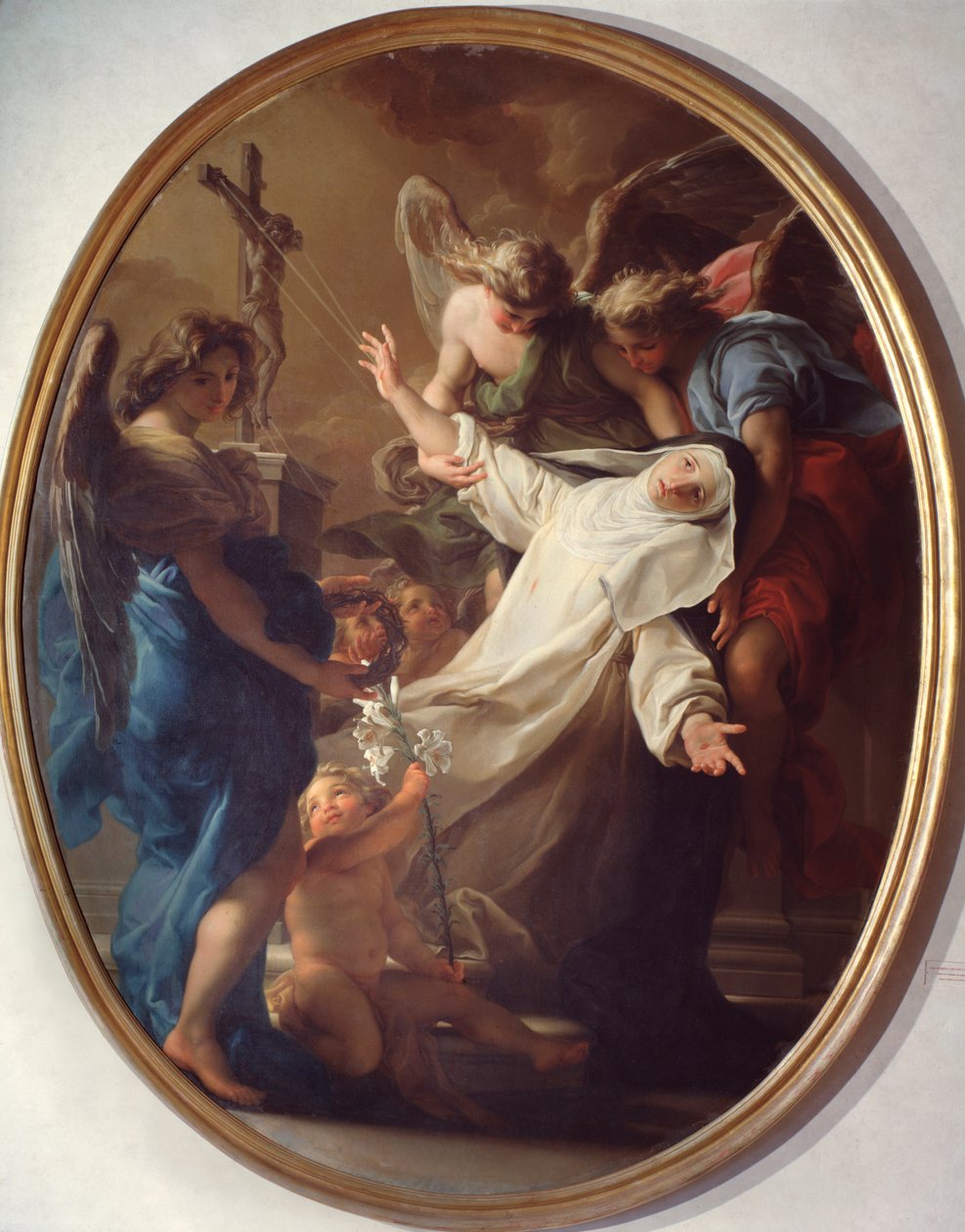 Pyhän Katariinan Sienan ekstaasi (maalaus tekijältä Pompeo Girolamo Batoni