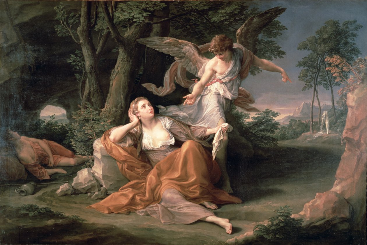 Hagar erämaassa tekijältä Pompeo Girolamo Batoni