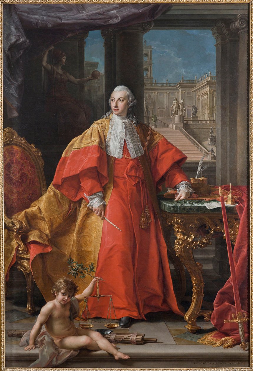 Abbondio Rezzonicon muotokuva, 1766. tekijältä Pompeo Girolamo Batoni