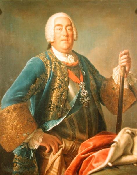 Württembergin herttua Charles Eugene II:n (1728-93) muotokuva (öljy kankaalle) tekijältä Pompeo Girolamo Batoni
