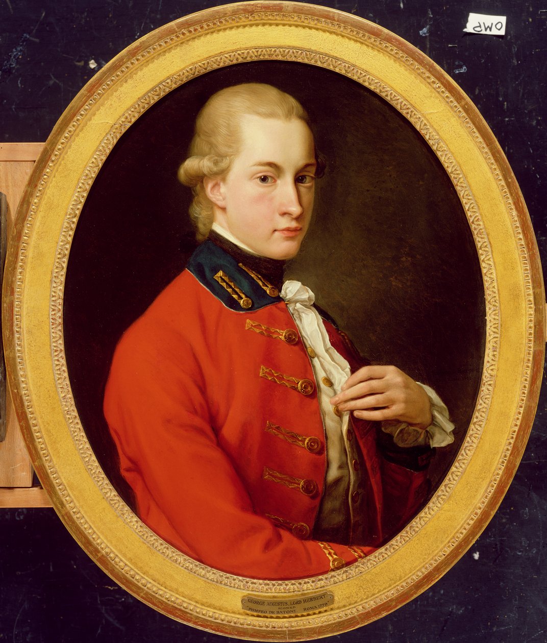 George Augustuksen muotokuva, 1779 tekijältä Pompeo Girolamo Batoni
