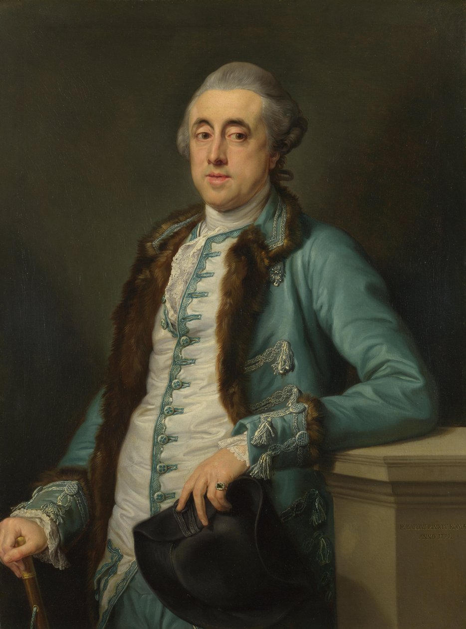 Muotokuva John Scottista Banks Feestä, 1774 tekijältä Pompeo Girolamo Batoni
