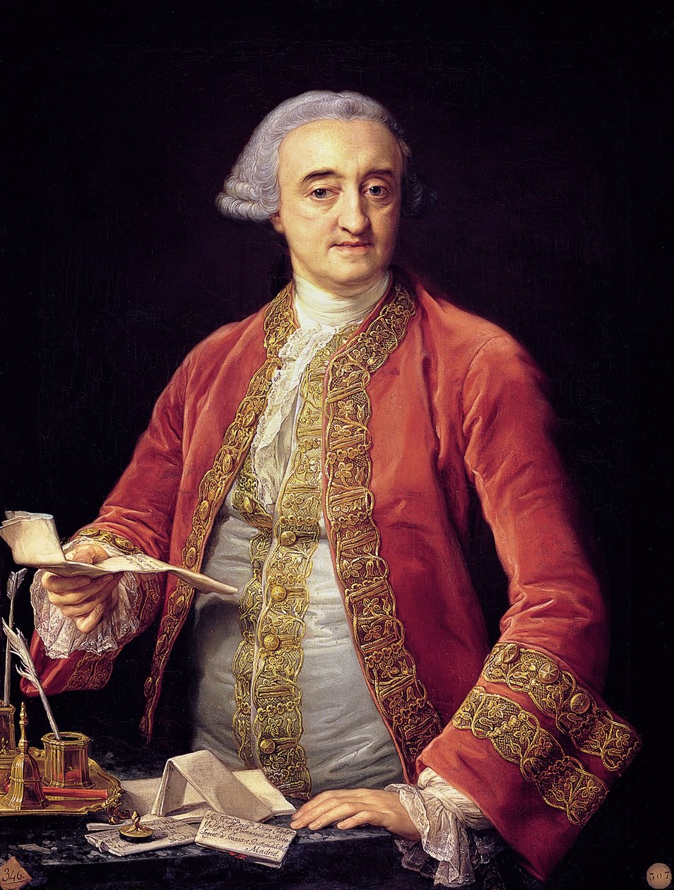 Manuel de Rodan muotokuva tekijältä Pompeo Girolamo Batoni